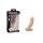 Charmly Cyberskin Extension Sleeve Dual Powerful Vibrators Flesh