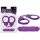 SEX EXTRA - METAL CUFFS & LOVE ROPE PURPLE
