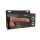 7" Hollow Strap-On with Remote  Tan/ Black