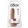 7" Cock with Balls  Tan