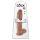 11" Cock with Balls  Tan