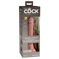 7" Dual Density Silicone Cock  Light