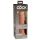 8" Dual Density Silicone Cock  Tan