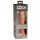 8" Dual Density Vibrating Silicone Cock  Tan