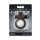 Vibrating Silicone Super Ring  Black